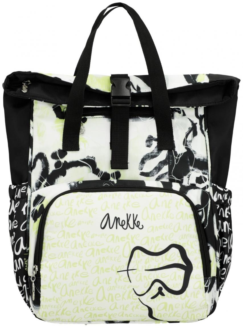 Nylonrucksack Rolltop Anekke Nature Towanda schwarz gelb