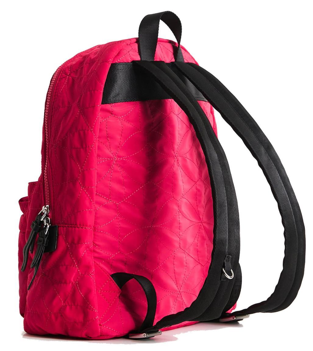 Nylonrucksack recycled Mombasa Prisma Fucsia Ziernähte Desigual