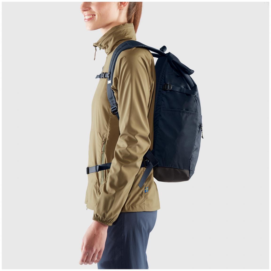 Outdoorrucksack dunkelgrün Fjällräven High Cost Foldsack Mountain Green