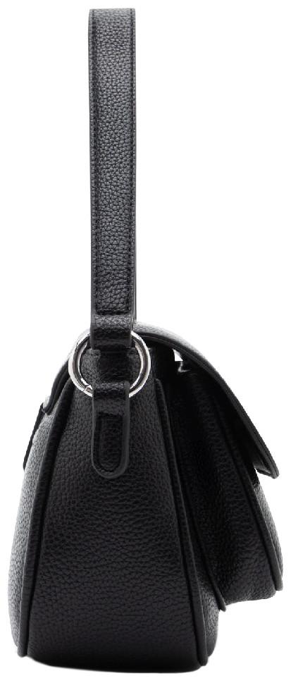 Patricia L.Credi schwarze Crossovertasche vegan Überschlag