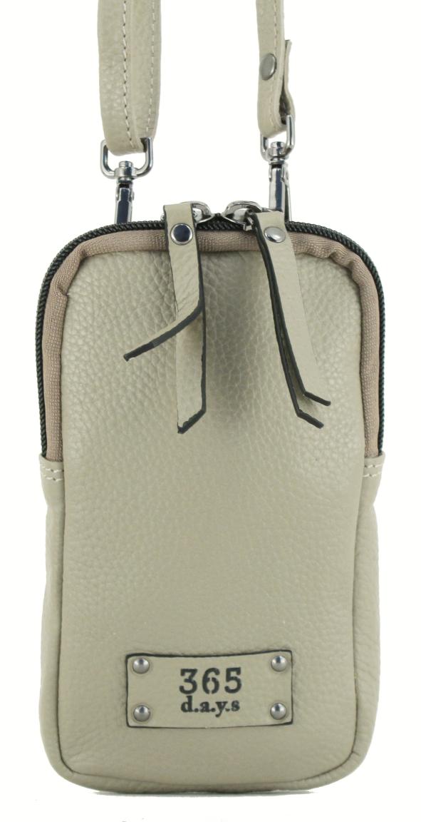 Phonepouch dunkelblau Leder genarbte 365 d.a.y.s Valencia Navy