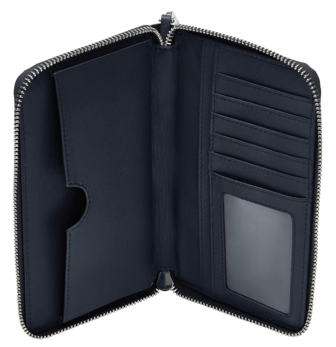 Portemonnaie Zip Liebeskind Berlin Tamora Vivian midnight sky Lamb Solida Lamm