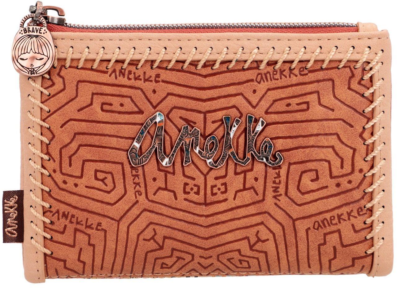 Portemonnaie geprägt Anekke Menire Tribe braun Brasilien
