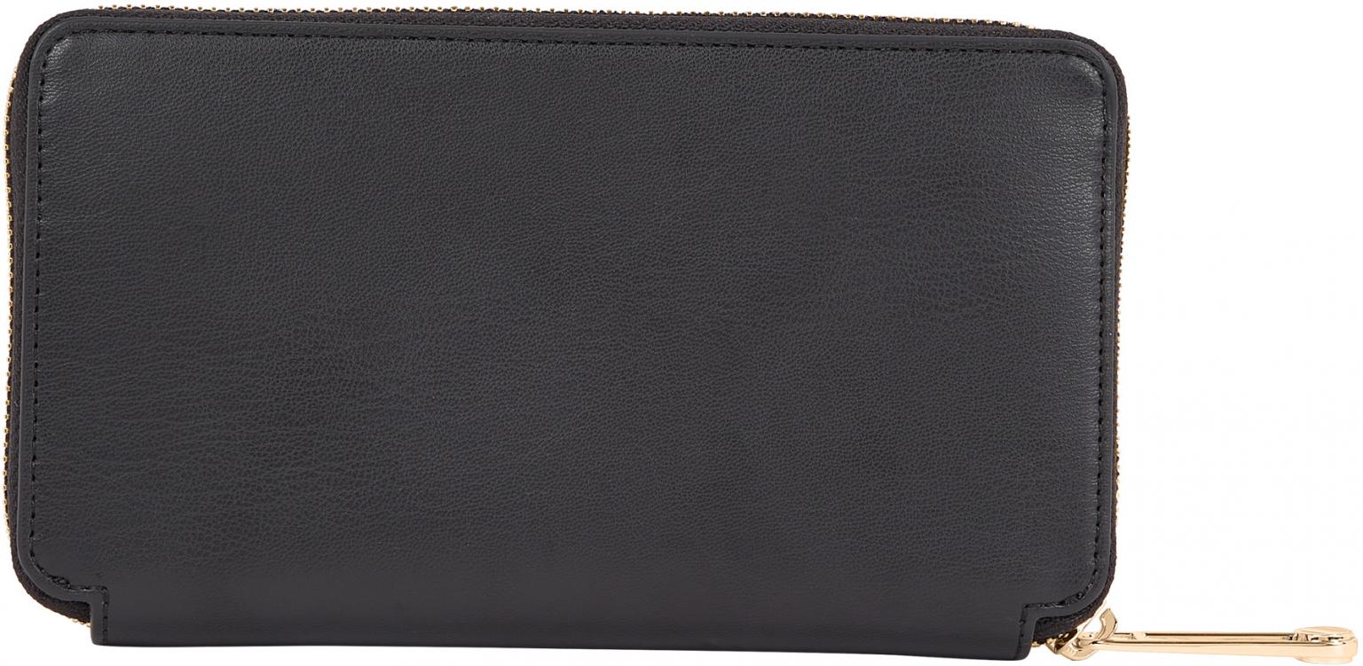 Portemonnnaie Tommy Hilfiger Damen Iconic Tommy Large ZA schwarz