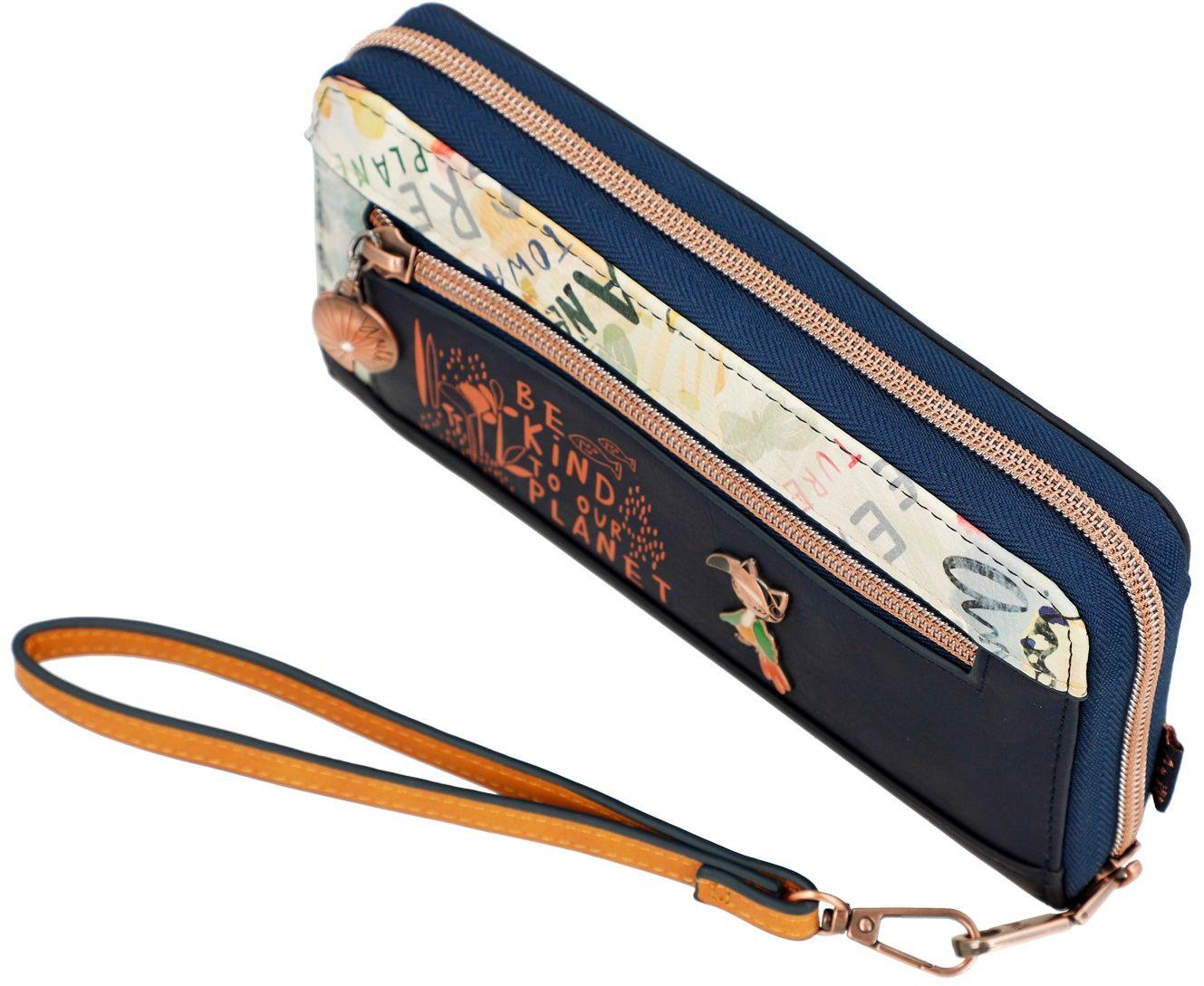 Portmonee Anekke Amazonia Nature Edition Pachamama Marineblau
