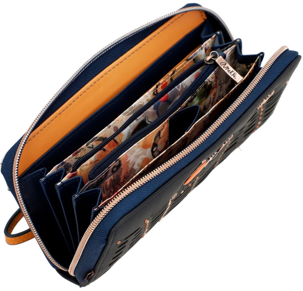Portmonee Anekke Amazonia Nature Edition Pachamama Marineblau