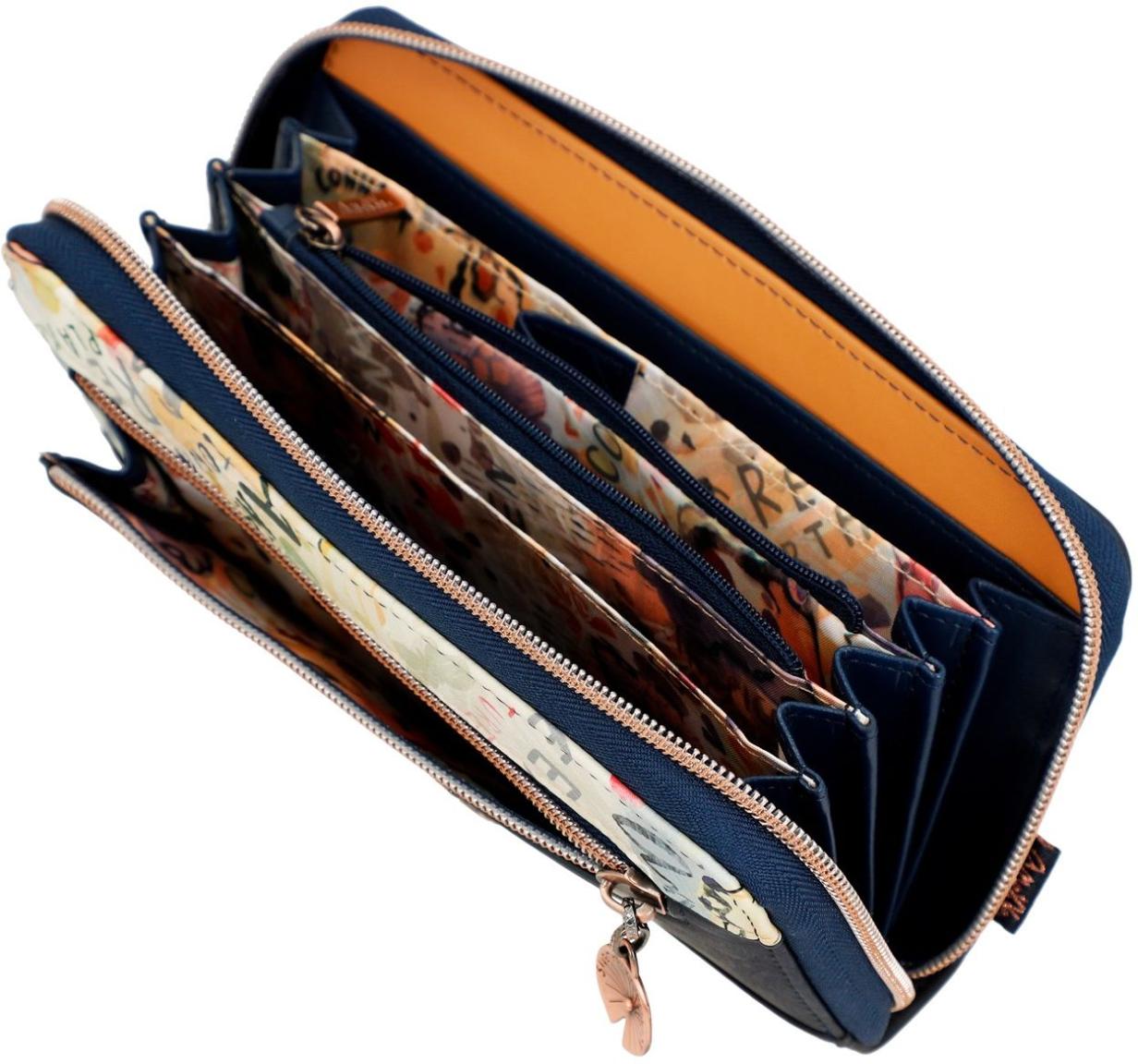 Portmonee Anekke Amazonia Nature Edition Pachamama Marineblau