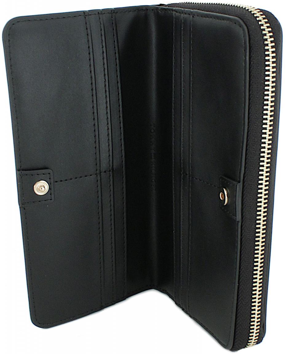 Portmonee Damen Large Tommy Hilfiger Chic ZA Schwarz