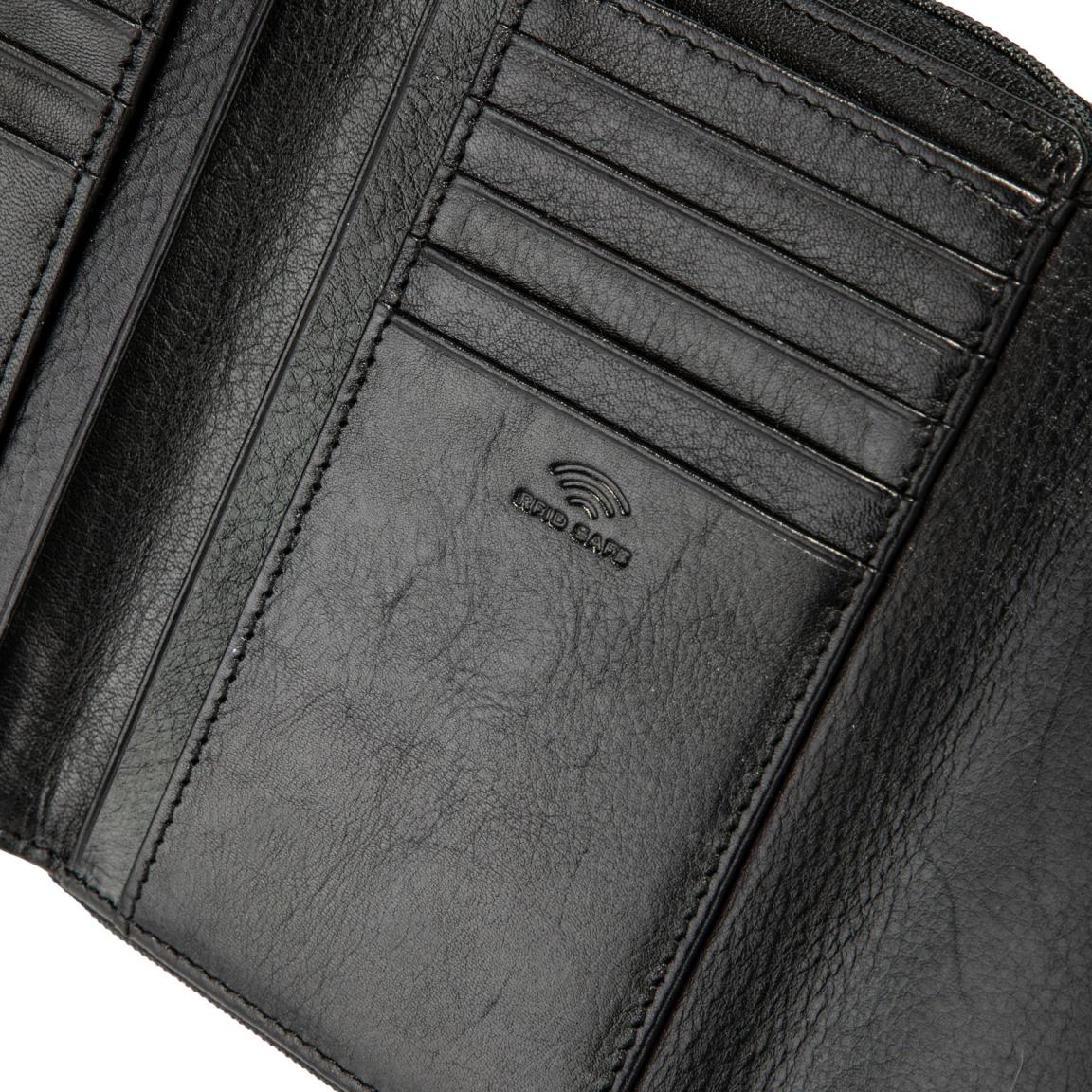 Portmonee Leder Maitre Leisel Dagrete Black klassisch