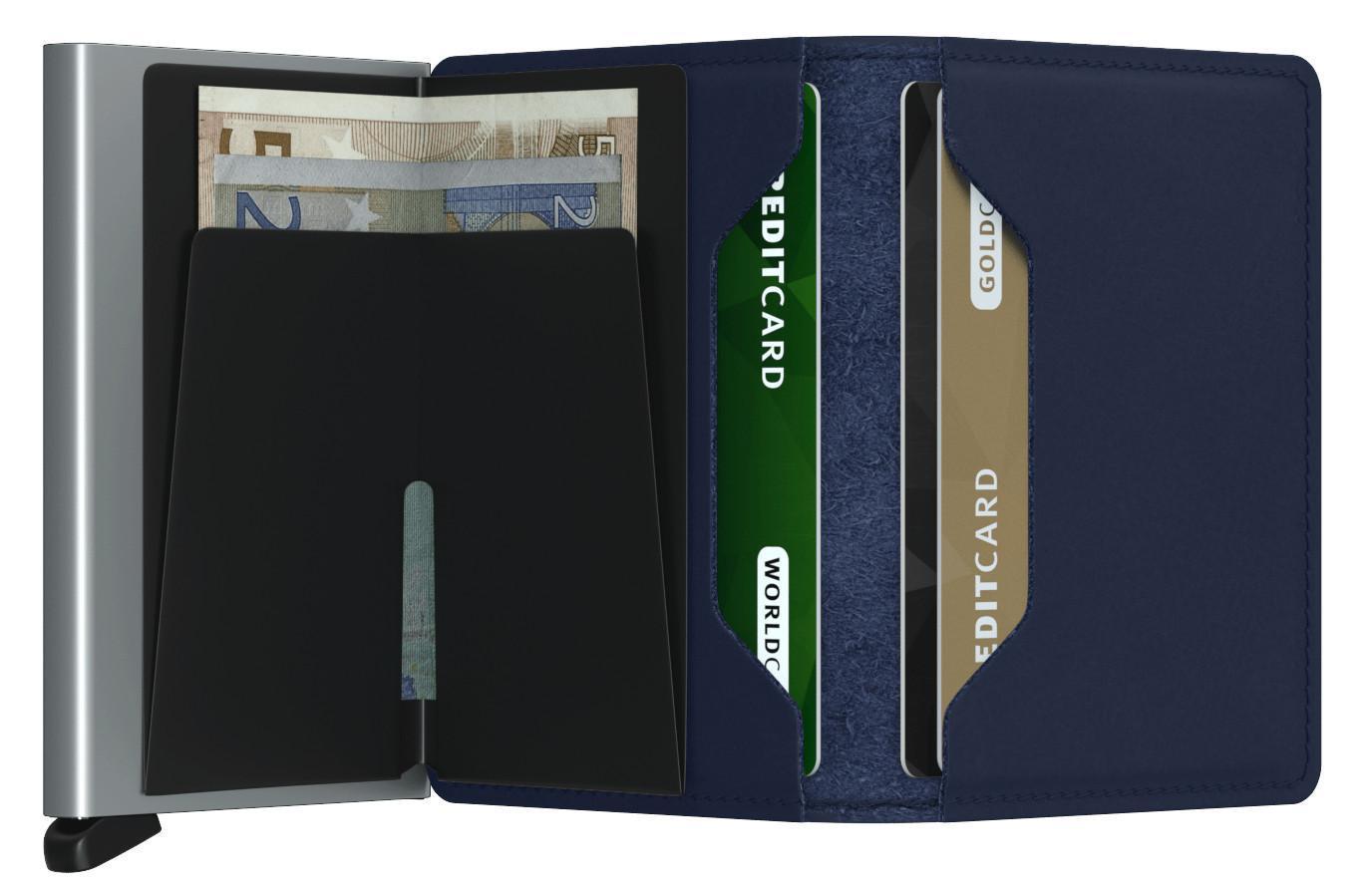 RFID-Schutz Kartenhülle Secrid Slimwallet Original Navy blau