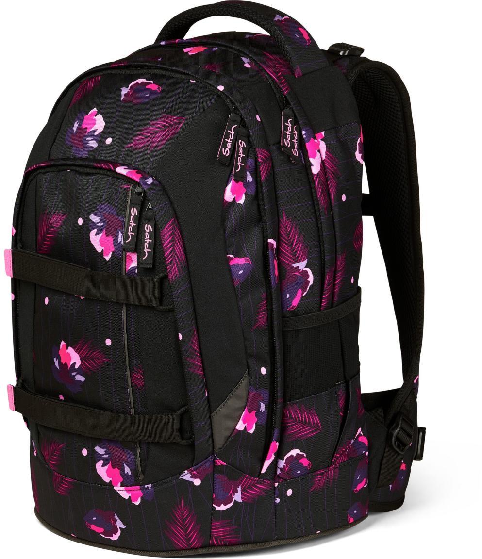 Ready to Swap Mädchenschultasche Satch Pack Mystic Nights Blumenprint schwarz pink