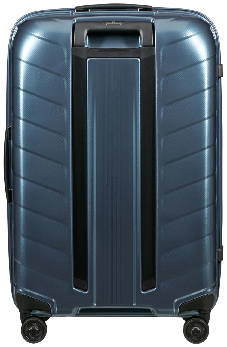 Reisekoffer dunkelblau Samonite Attrix Spinner M 67cm Steel Blue