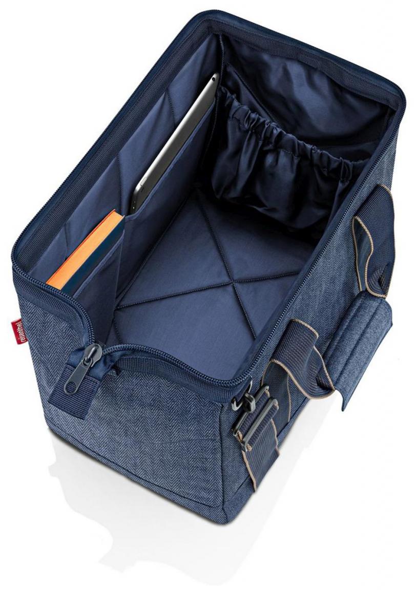 Reisenthel Reisetasche Allrounder M Herringbone Dark Blue