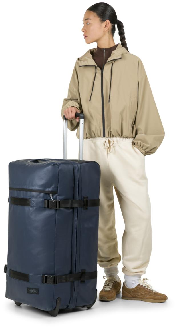 Rollenreisetasche L 79cm dunkelblau Eastpak Transit'r Tarp Navy beschichtet