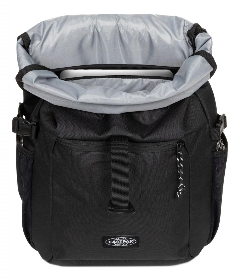 Rolltop Backpack Eastpak Toproll Pro Black Nylon