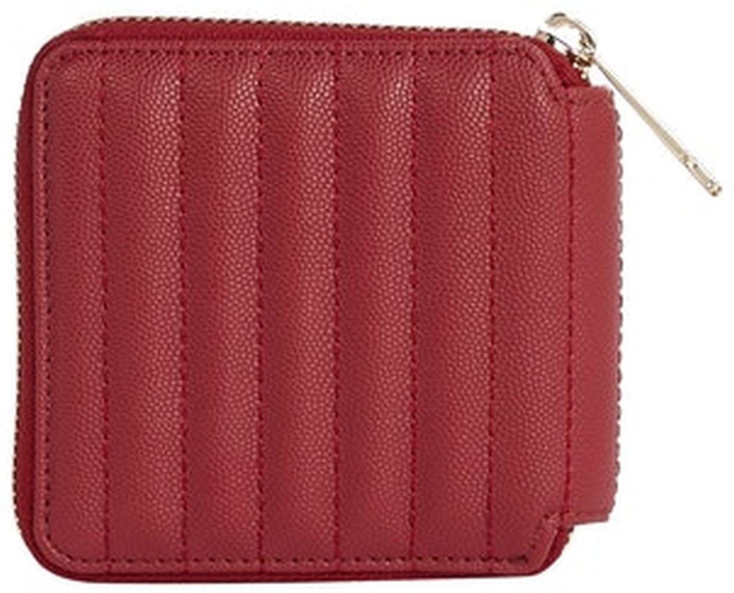 Rouge Portmonee Damen Tommy Hilfiger Timeless Steppung Dunkelrot