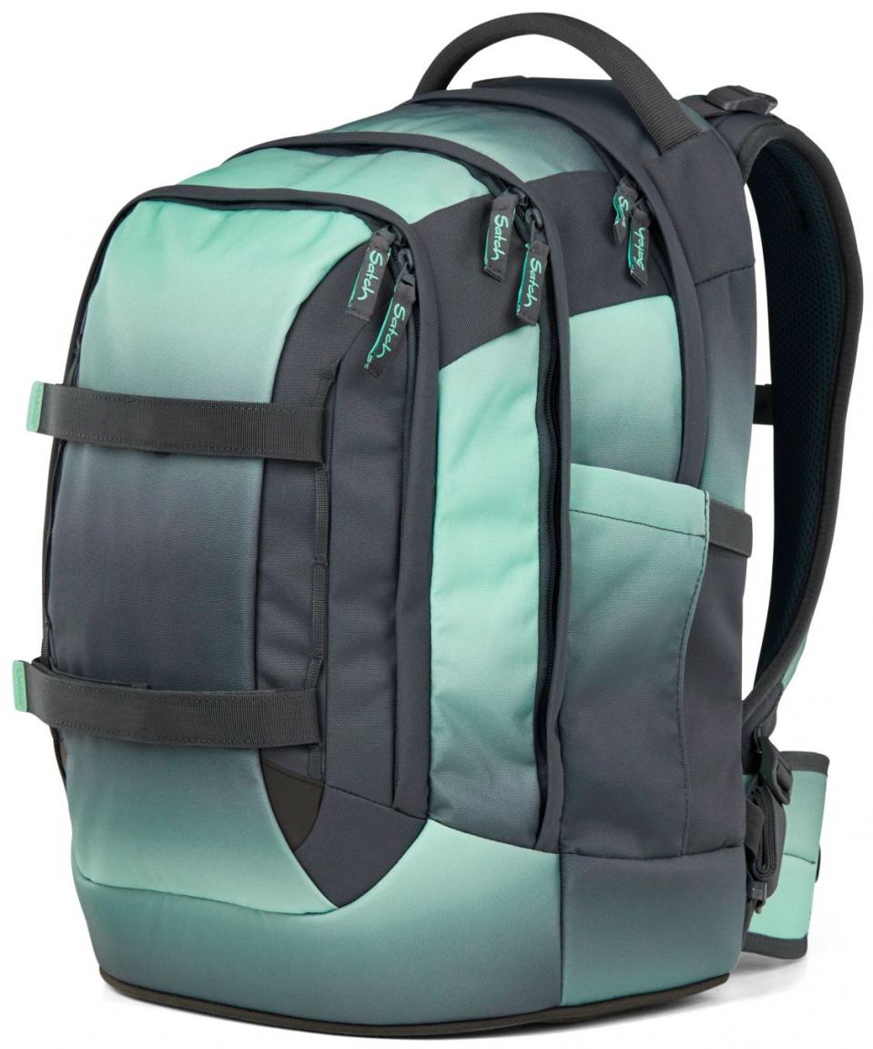 Rucksack Satch Pack Farbverlauf dunkelgrau Gradient Mint ergonomisch