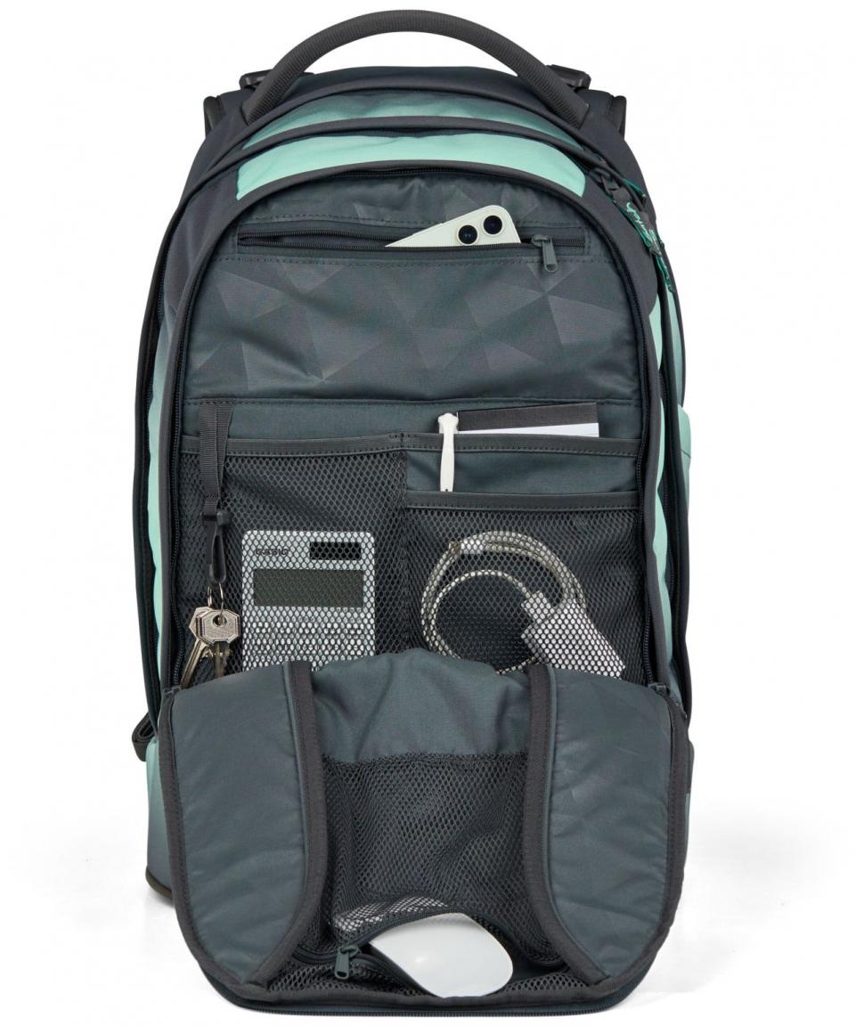 Rucksack Satch Pack Farbverlauf dunkelgrau Gradient Mint ergonomisch