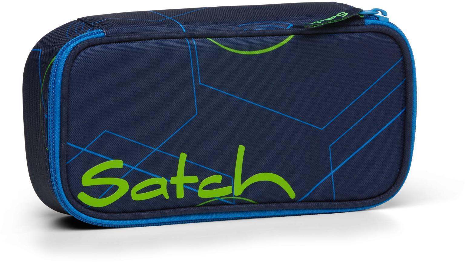 Rucksackset Satch Match Blue Tech dreiteilig blau gemustert