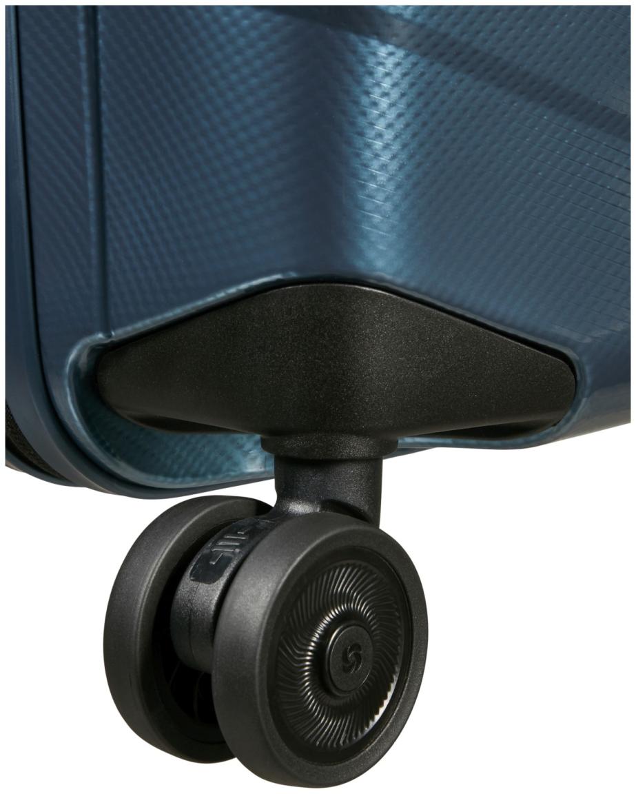 Samsonite Attrix Rollenkoffer Steel Blue Spinner L 75cm