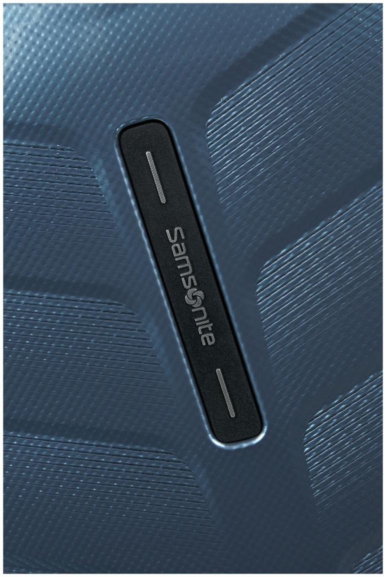 Samsonite Attrix Rollenkoffer Steel Blue Spinner L 75cm