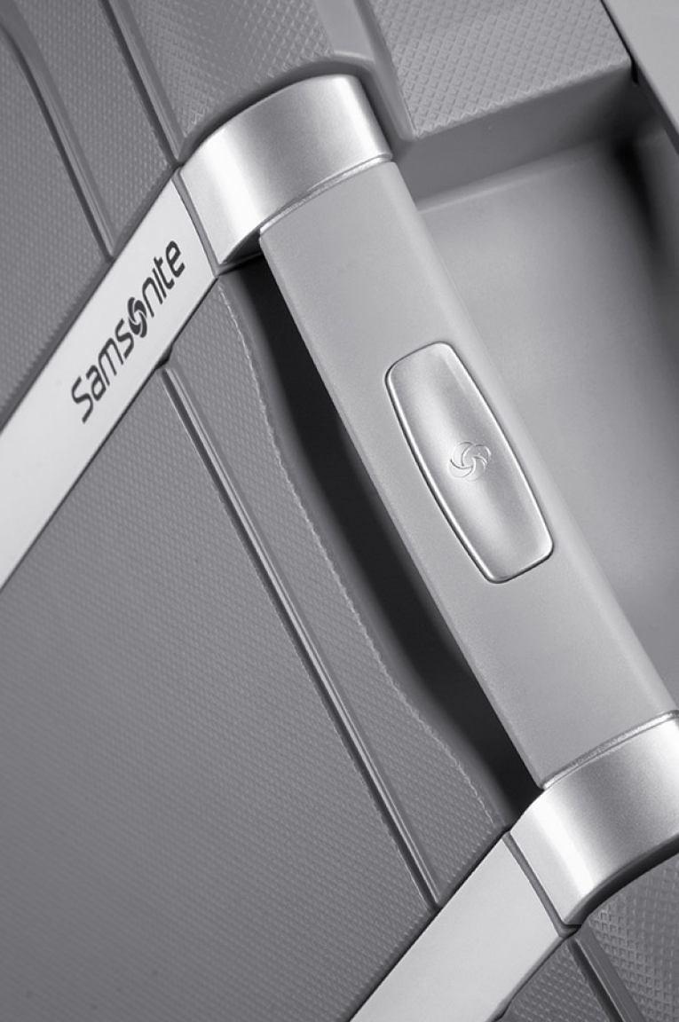Samsonite Kabinenkoffer S'Cure silver