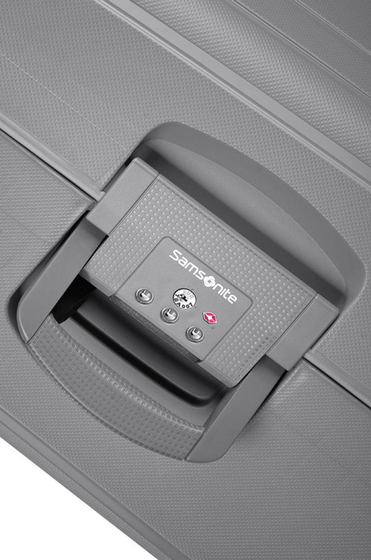 Samsonite Kabinenkoffer S'Cure silver