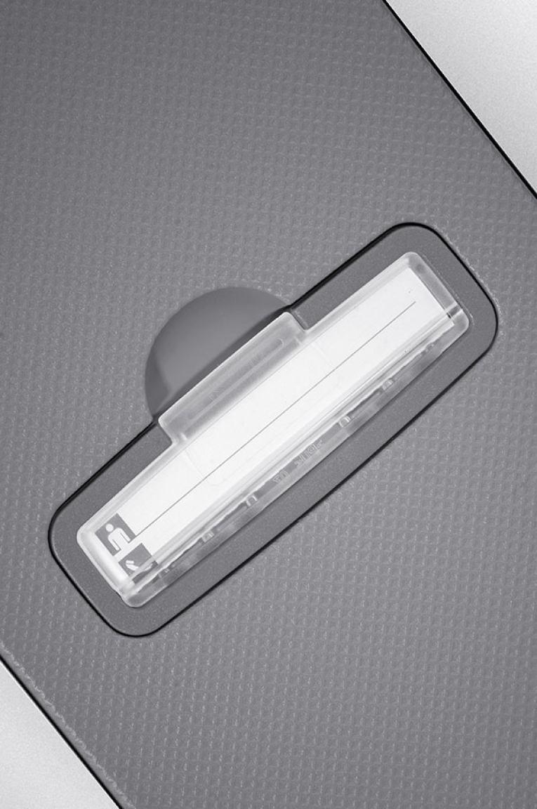 Samsonite Kabinenkoffer S'Cure silver