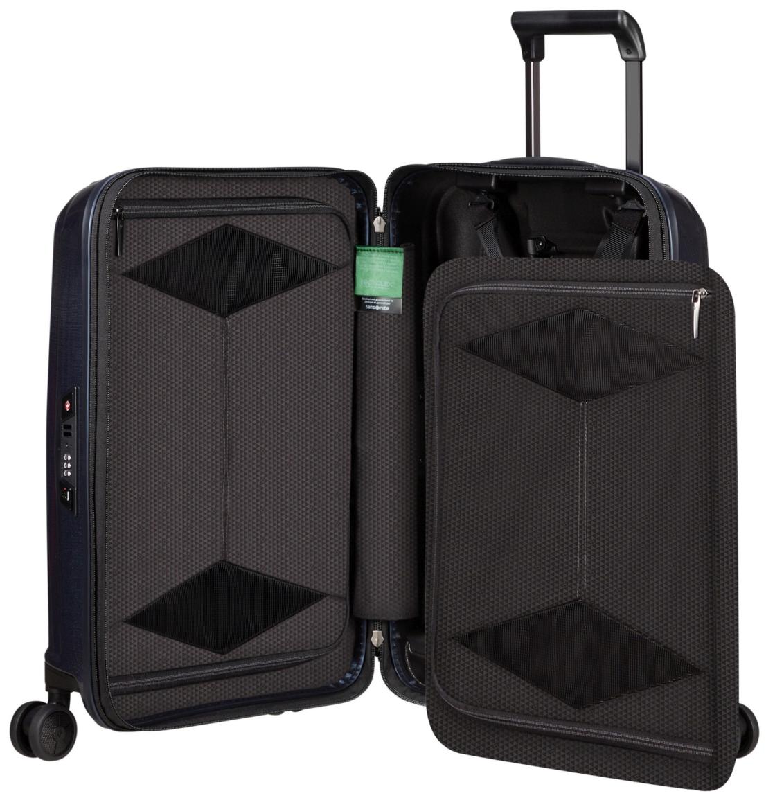 Samsonite Major-Lite Spinner S Handgepäckkoffer Hartschale Midnight Blue - Blau