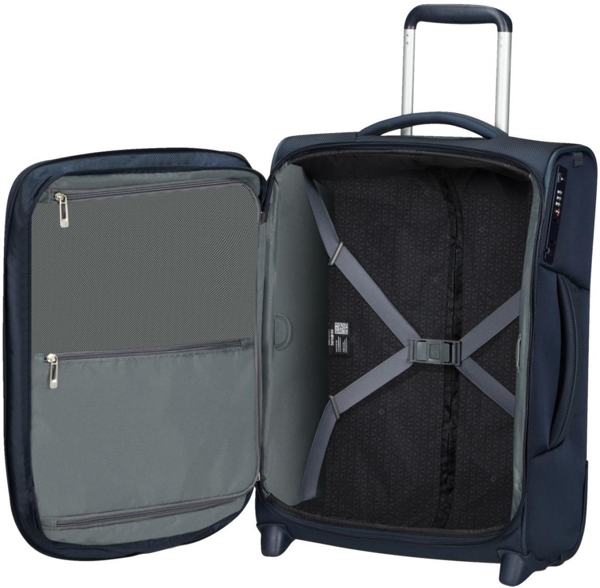 Samsonite Respark Upright 55cm Midnight Blue erweiterbarer Handgepäcktrolley
