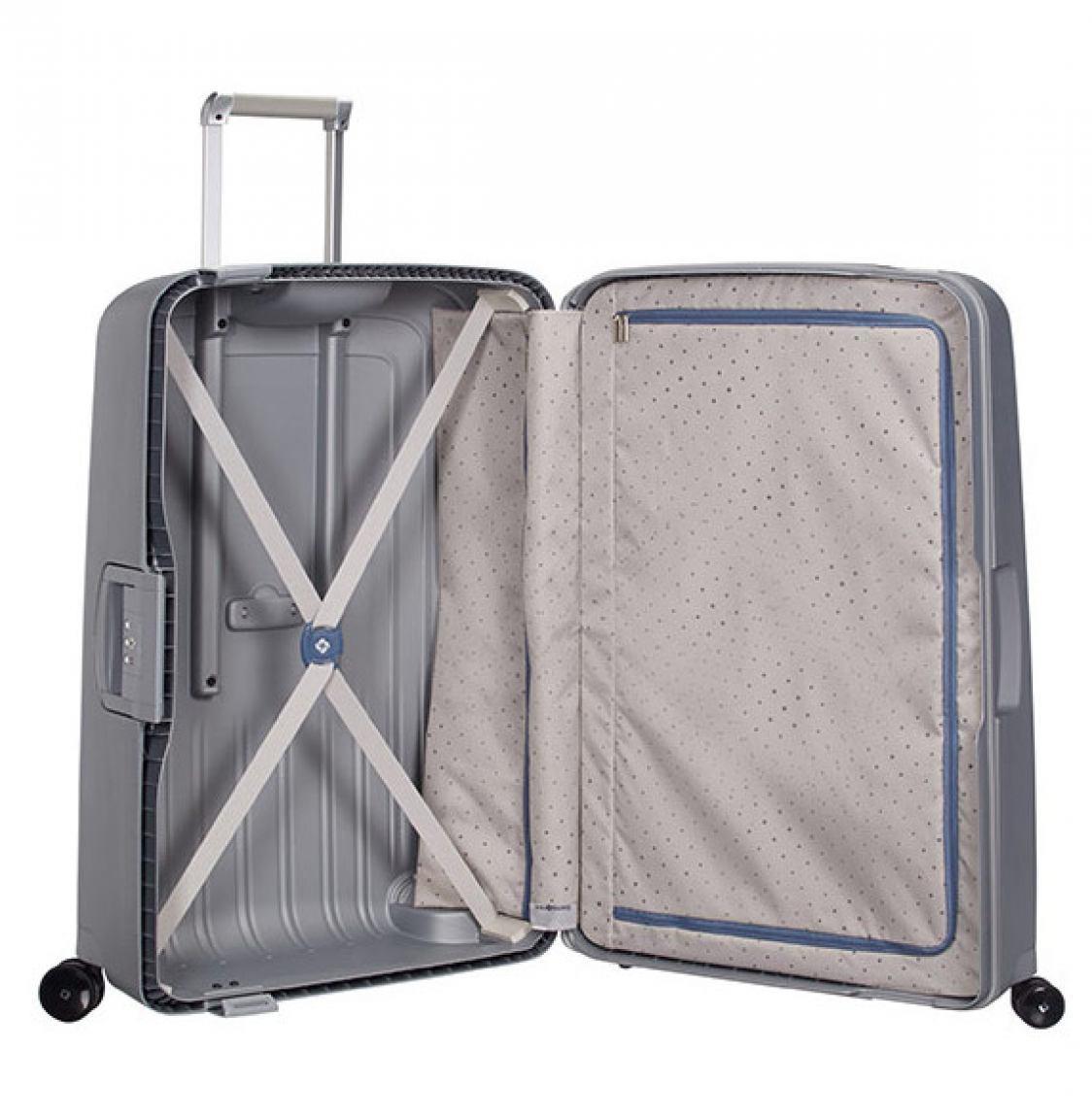 Samsonite S'Cure Hartschalenkoffer silver