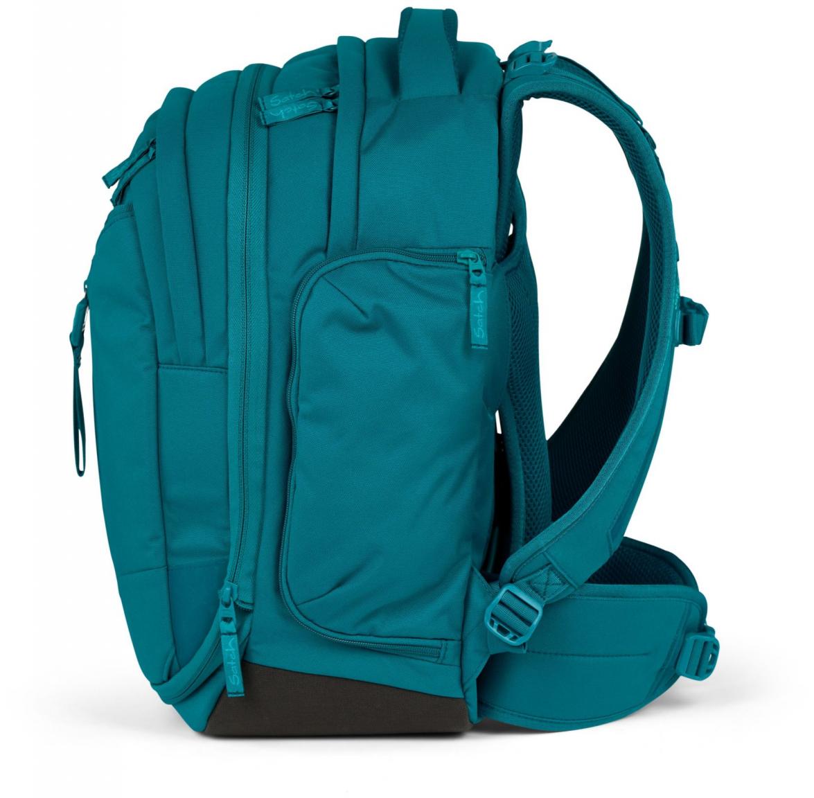 Satch Match Schulrucksack Ballfach Deep Petrol mitwachsend