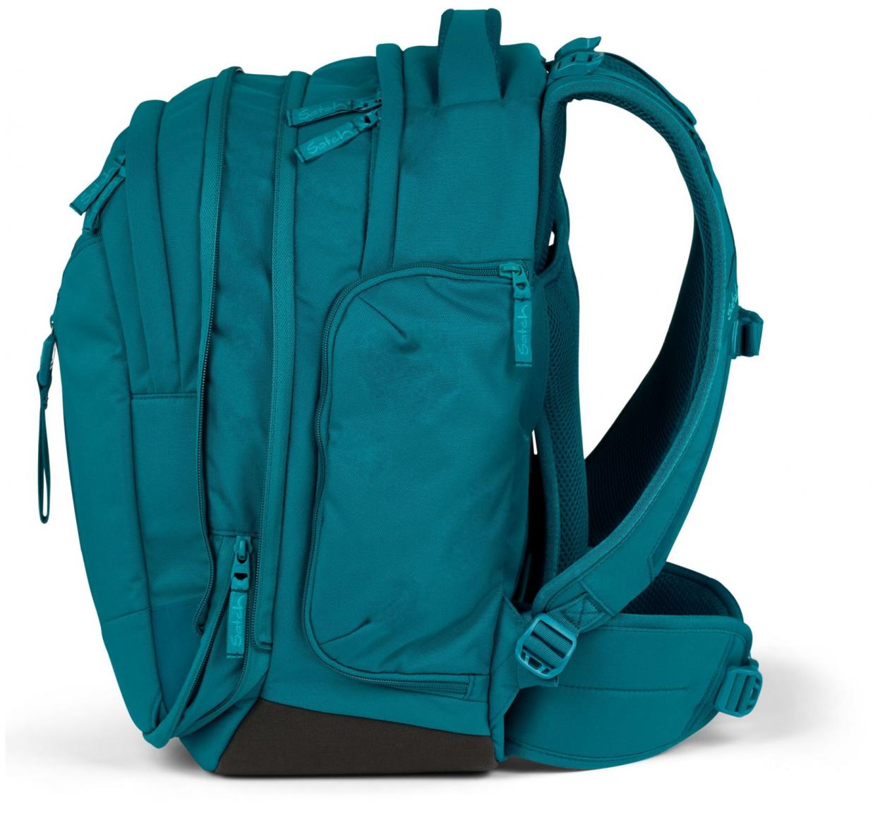Satch Match Schulrucksack Ballfach Deep Petrol mitwachsend