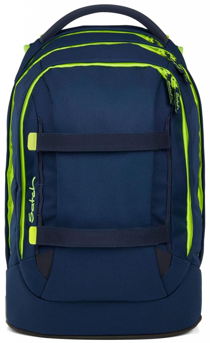 Satch Pack Jugendranzen Toxic Yellow dunkelblau Ready to Swap Neon