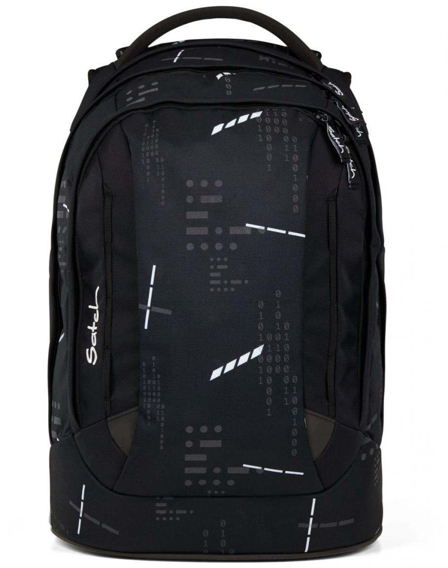 Satch Pack Ninja Matrix Schultasche Binärcode schwarz Swap recycelt
