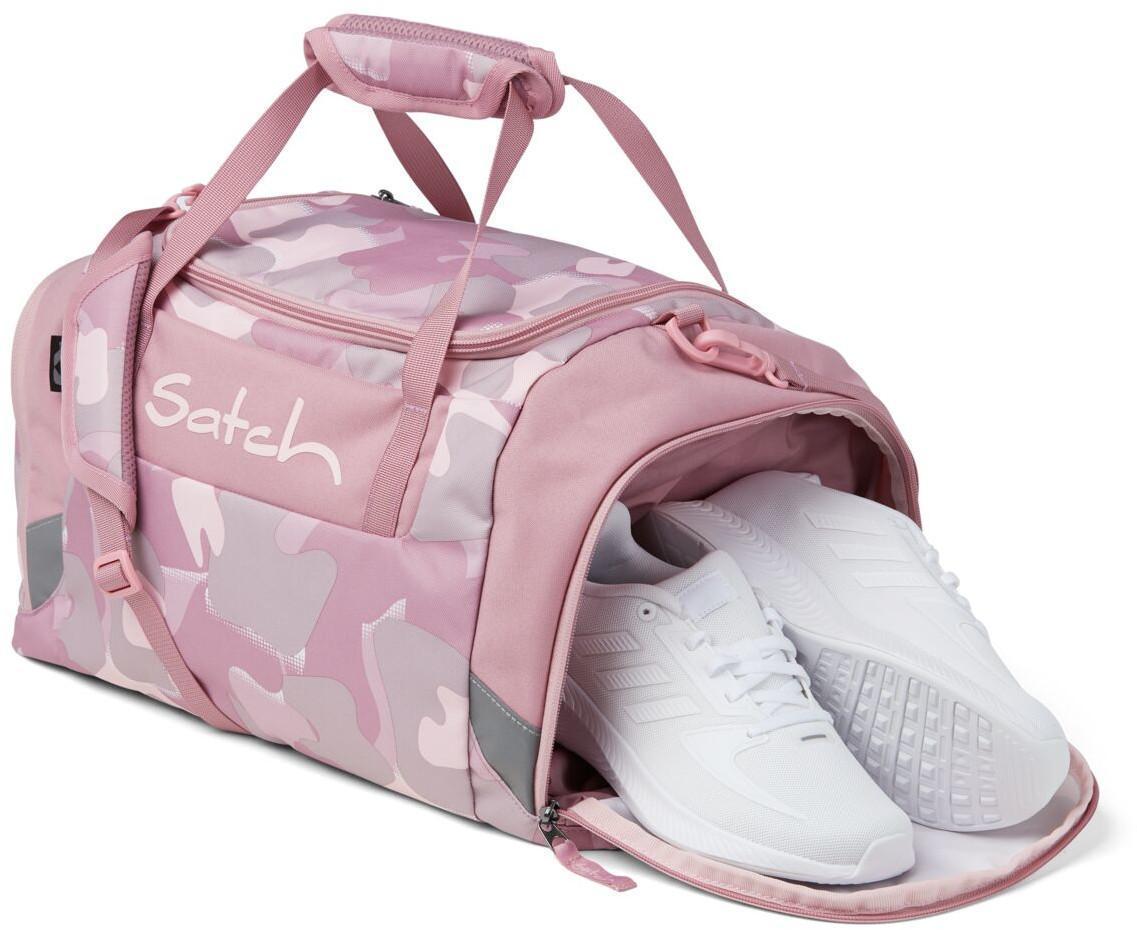 Satch Reisetasche Bright Faces lila Smiley-Print