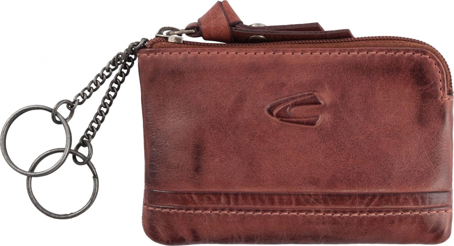Schlüsseltasche Sullana M Rotbraun Camel Active Vintageleder