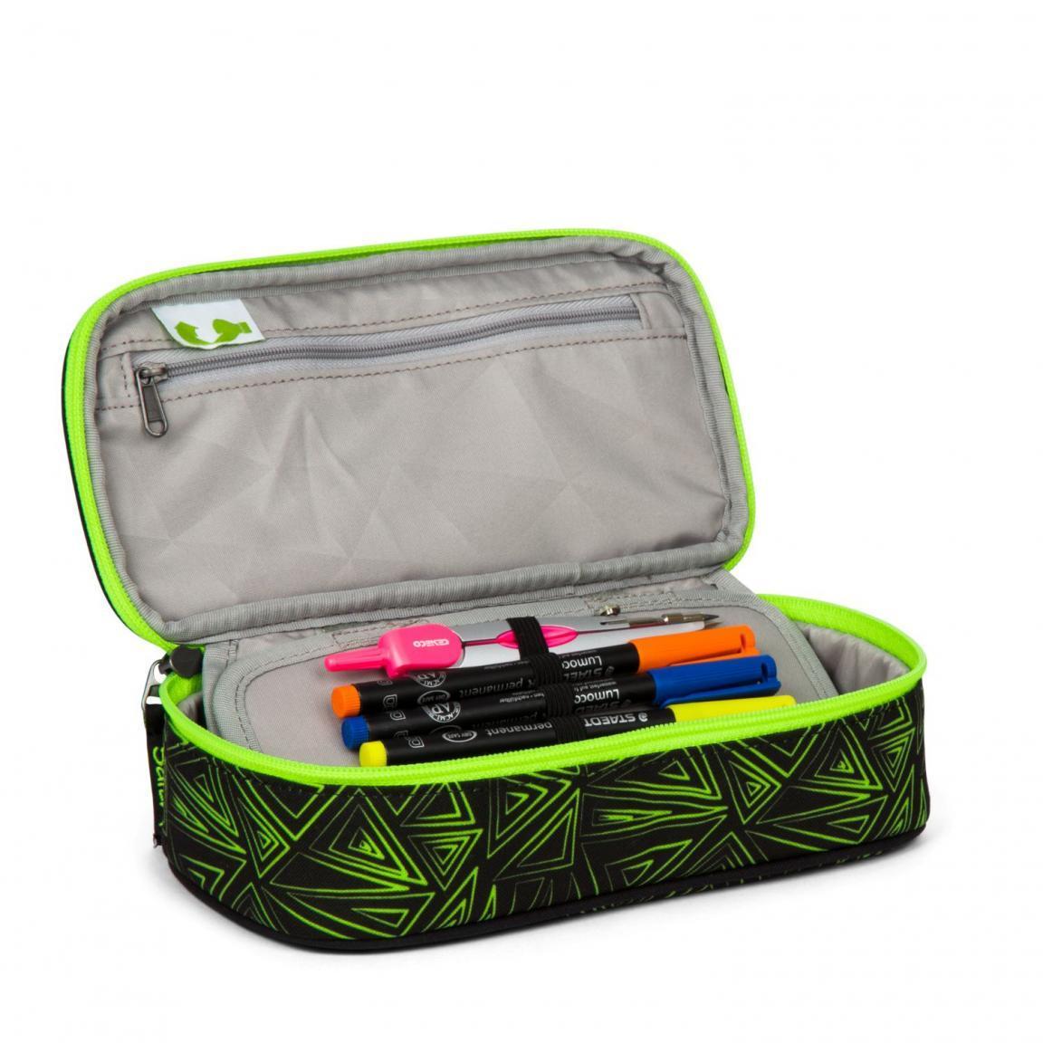 Schüttelpenal blau orange Satch Schlamperbox Pencil Box Urban Journey