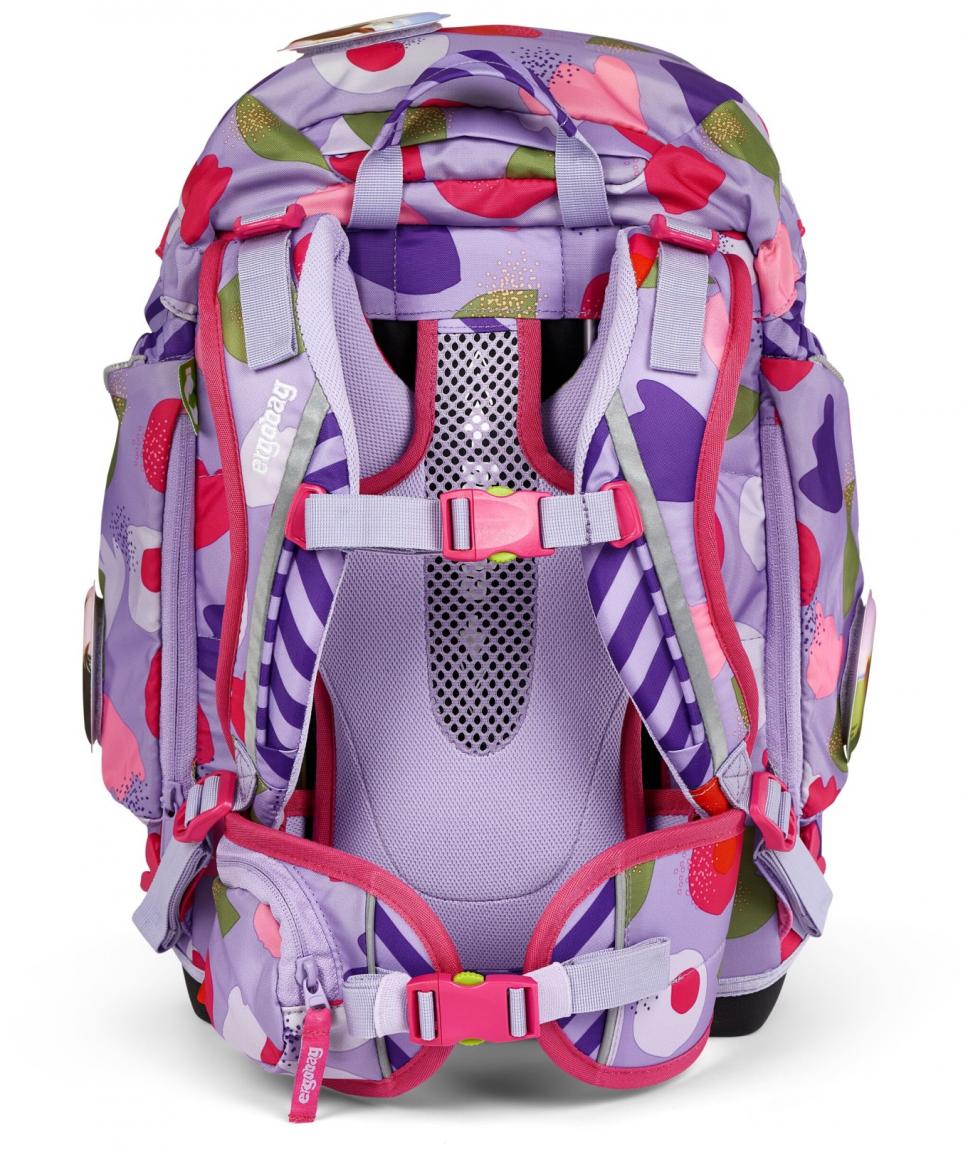Schulrucksack Komplettset lila pink Ergobag Pack BlütenzauBär