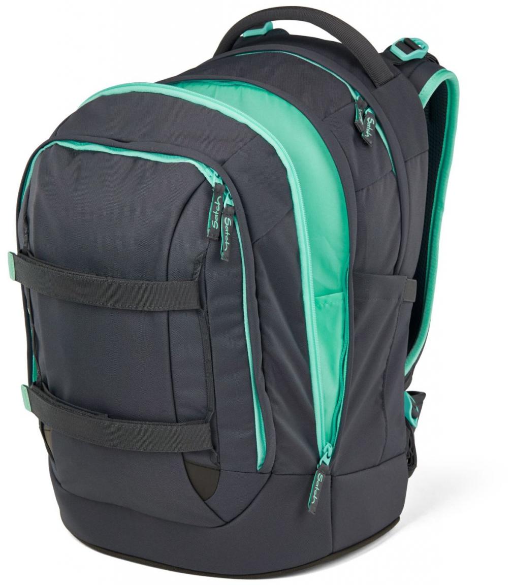 Schulrucksack Mint Phantom dunkelgrau Satch Pack Swap Reflektor