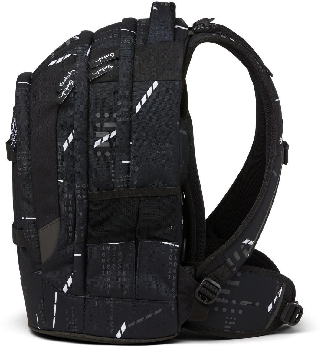 Schulrucksack Satch Pack schwarz grau Ninja Matrix reflektierend Ready to Swap
