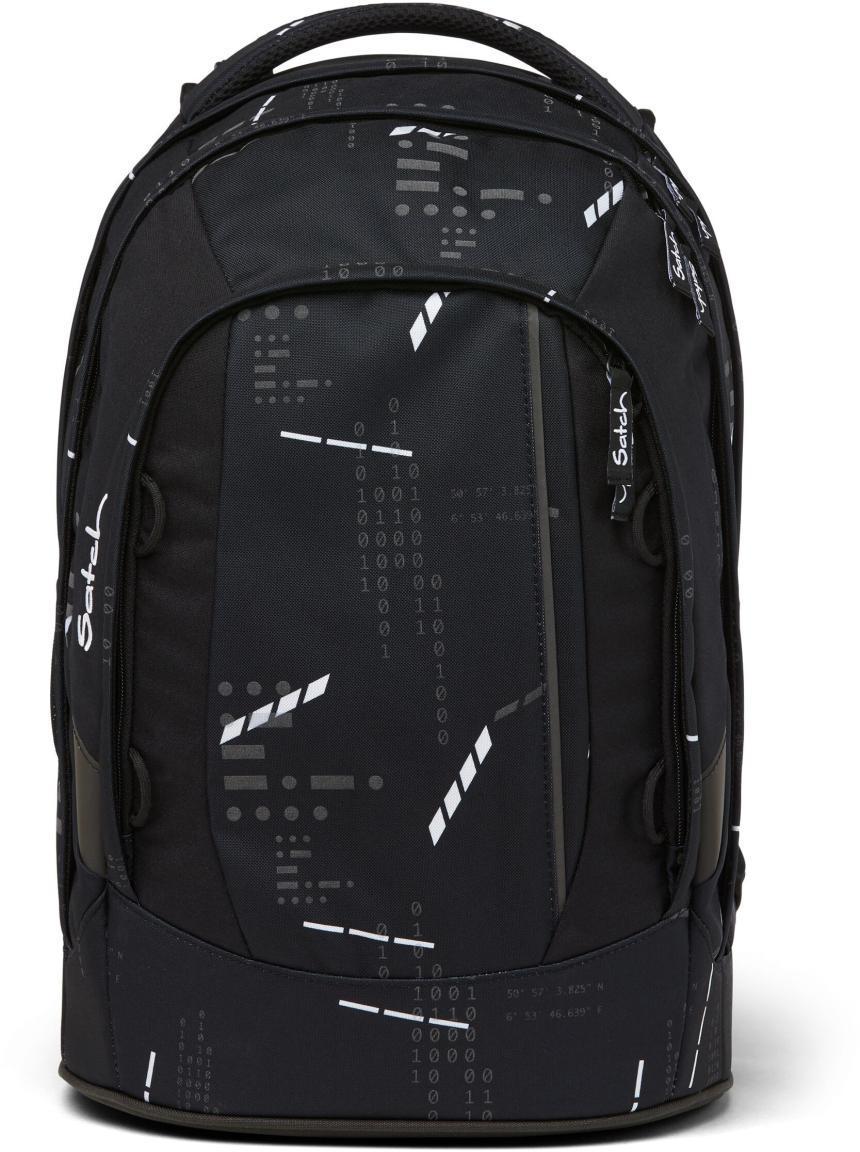 Schulrucksack Satch Pack schwarz grau Ninja Matrix reflektierend Ready to Swap