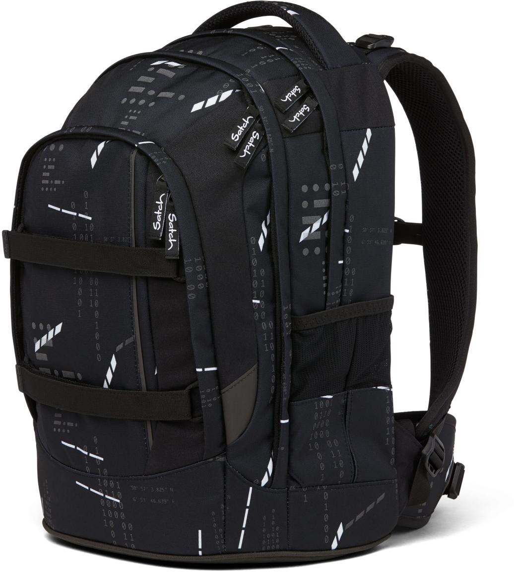 Schulset Satch Pack Ninja Matrix Büchertasche schwarz reflektierend