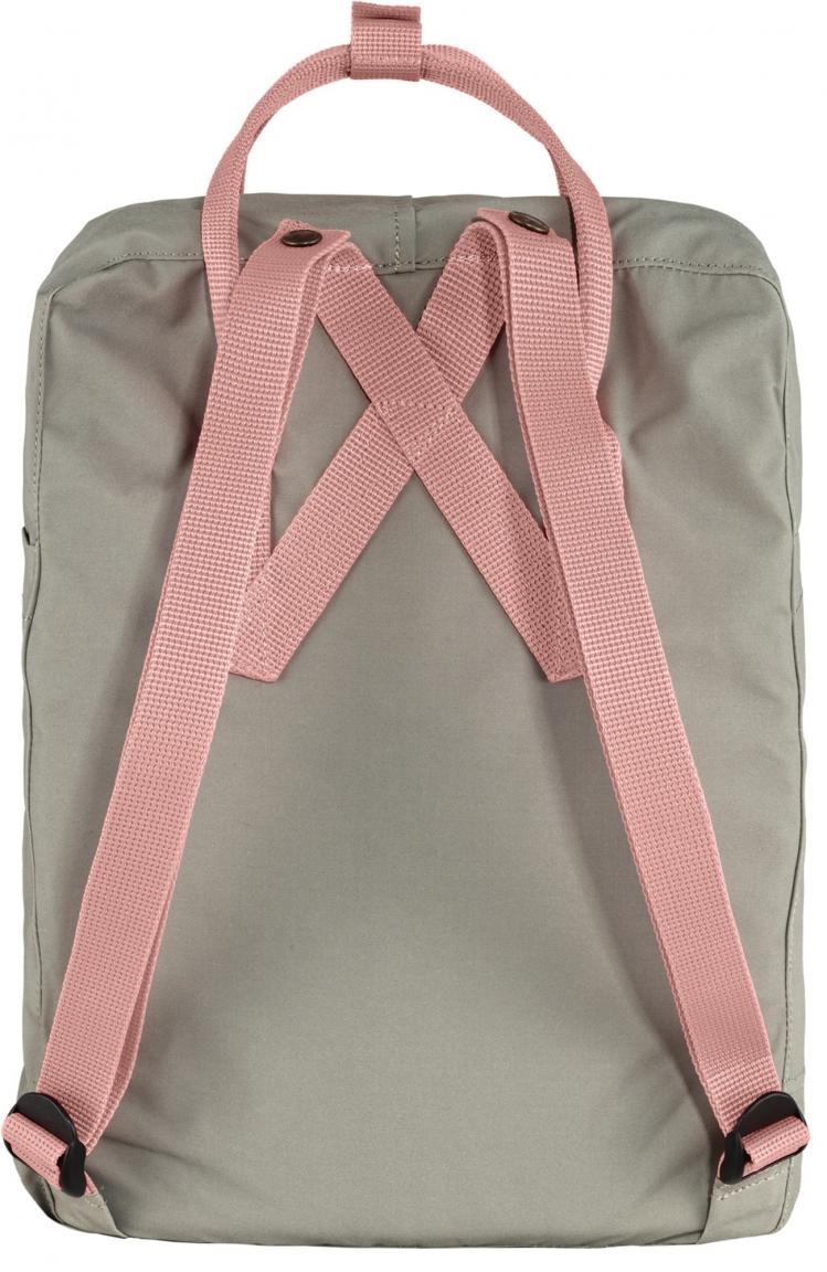 Schultasche grau rosa Fjällräven Kanken Fog Pink