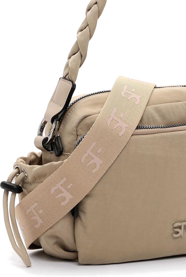 Schultertasche Abby Suri Frey Lighttaupe Perlon vegan
