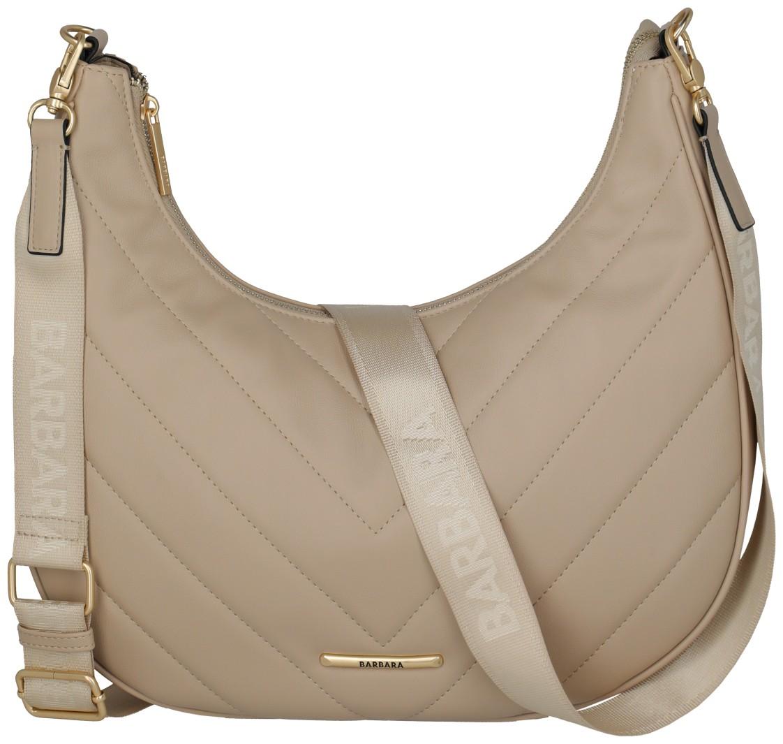 Schultertasche Barbara Travelite Cozy Hobo Bag Sand hellbeige