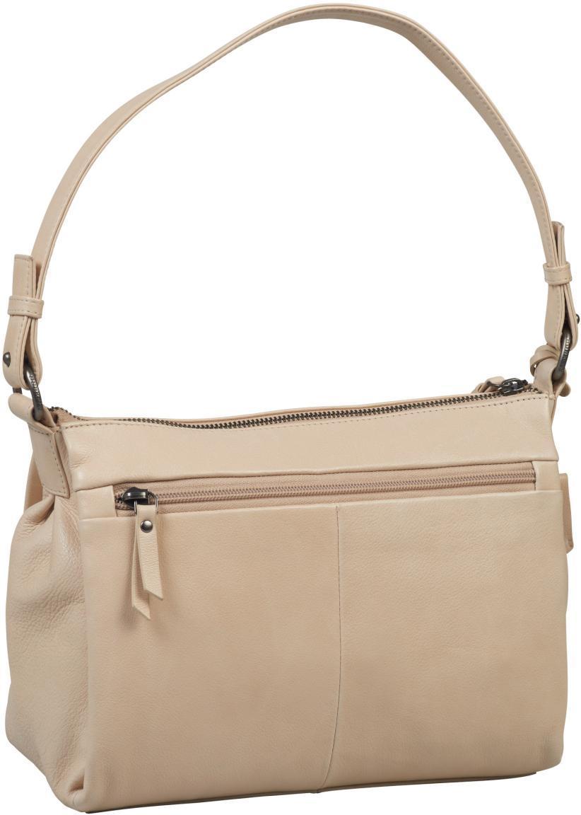 Schultertasche Burkely Just Jolie Buttermilk Beige crossover Glattleder