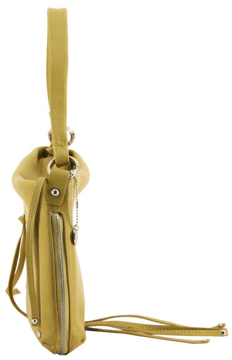 Schultertasche Caleidos Small veränderbare Taschenform Auswahlhenkel Mustergurt