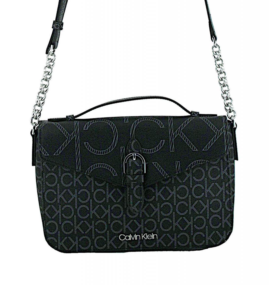 Schultertasche Calvin Klein Shoulderbag Mono Black Print