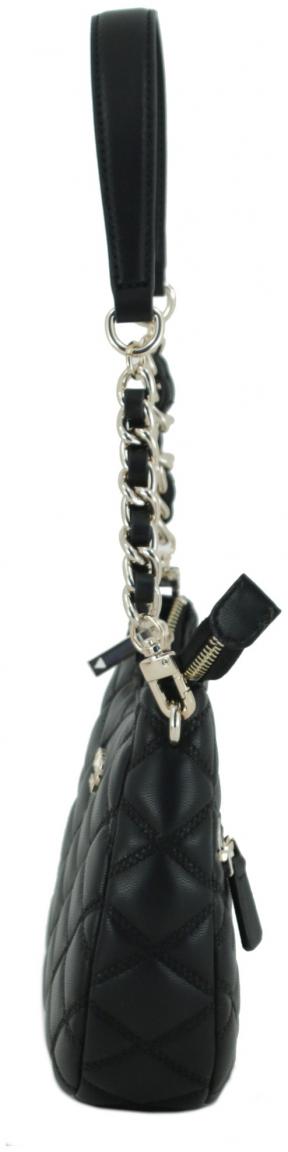 Schultertasche Guess Tamsin Off White gesteppt warmweiß